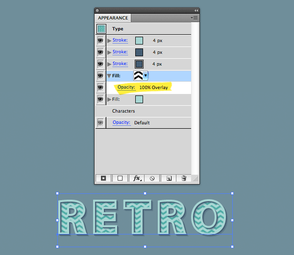 Kaip sukurti 3D retro efektą, naudojant "Adobe Illustrator" skydelį "Appearance"